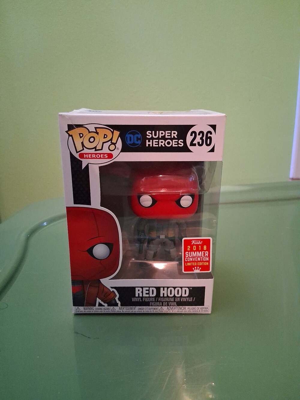 Funko Pop! DC Super Heroes Red Hood #236 2018 Summer Convention Limited Edition